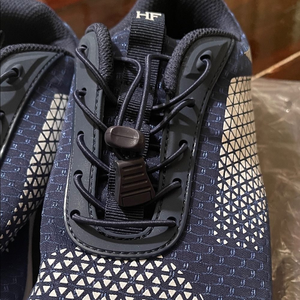 HIKE Women's Blue Barefoot Athletic Sneakers - Picture 5 of 5
